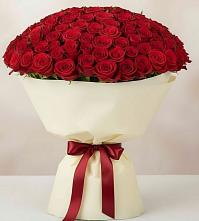 Букет 101 Красная роза Милано в Курорт-Дарасун