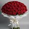 Букет 101 Красная роза Блэк Мэджик в Курорт-Дарасун