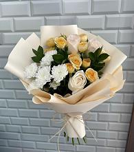 Букет цветов из:  Розы и Хризантемы в Курорт-Дарасун