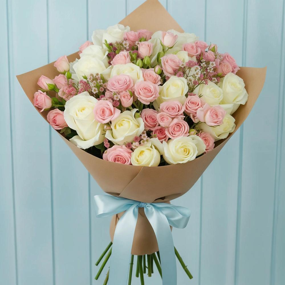 Букет цветов из: Розы в Курорт-Дарасун