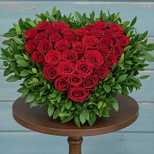 Цветочная композиция из Розы в виде сердца #REPLACE_PRED# Курорт-Дарасун