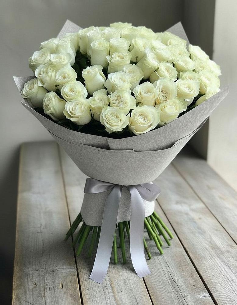 Букет 35 Белых роз в Курорт-Дарасун