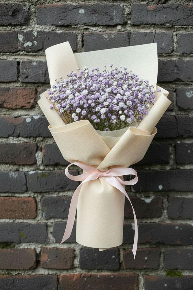 Букет цветов из: Гипсофила в Курорт-Дарасун