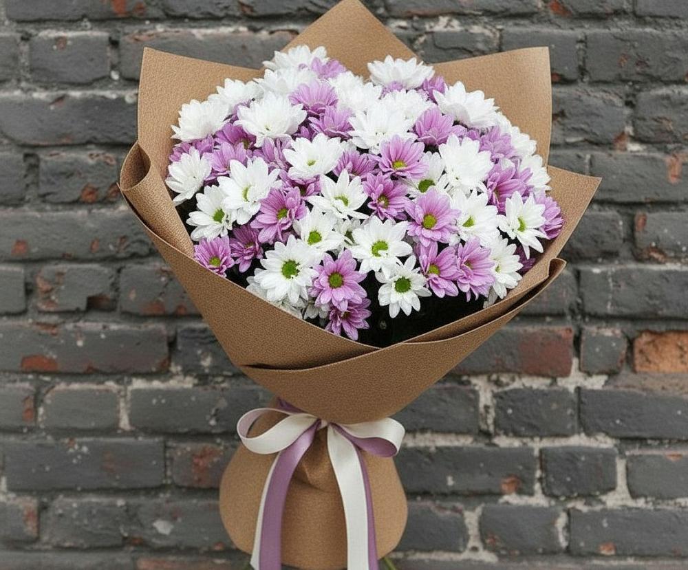 Букет цветов из: Хризантемы в Курорт-Дарасун