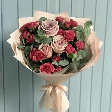 Букет цветов из:  Гвоздики и Розы #REPLACE_PRED# Курорт-Дарасун
