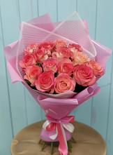 Букет 15 Розовых роз Равель в Курорт-Дарасун