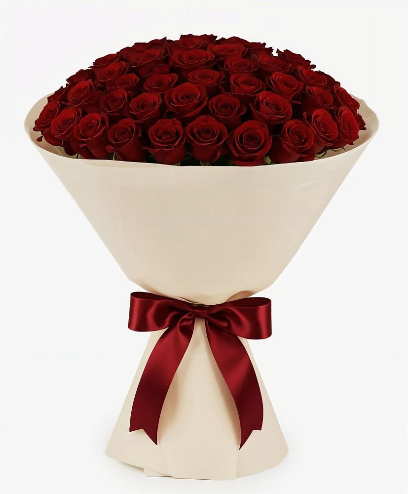 Букет 101 Бордовая роза Блэк Бакарра в Курорт-Дарасун