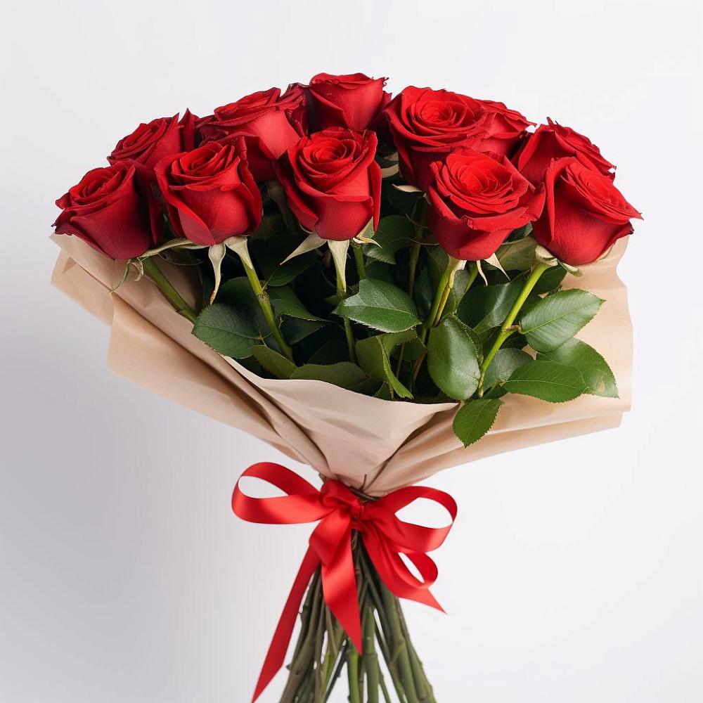Букет 11 Красных роз Эдлесс Лав в Курорт-Дарасун
