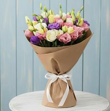 Букет цветов из:  Лизиантусы в Курорт-Дарасун