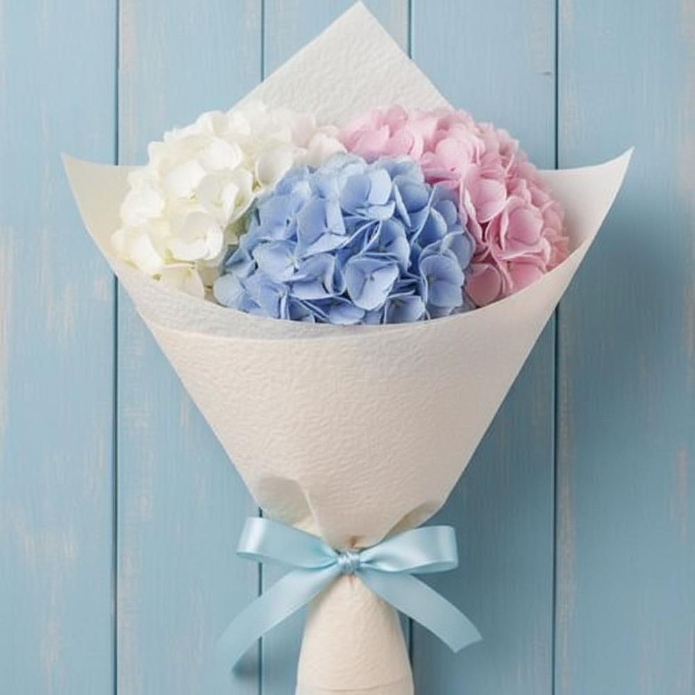 Букет цветов из: Гортензия в Курорт-Дарасун